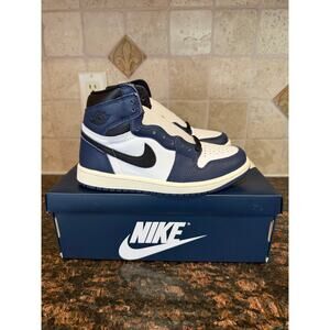 Jordan 1 Retro High OG (2024) "Midnight Navy" Size 5.5M Brand New